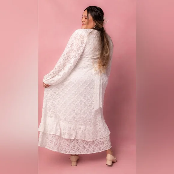 NWT Ivy City Be Mine White Lace Dress - Picture 3 of 14